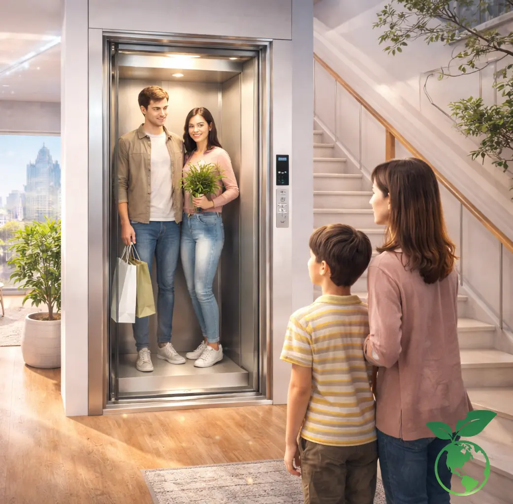 thang máy 3 người cabin nhỏ