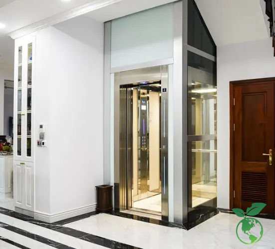 Thiết kế thang máy Nhật đơn giản và hiệu quả