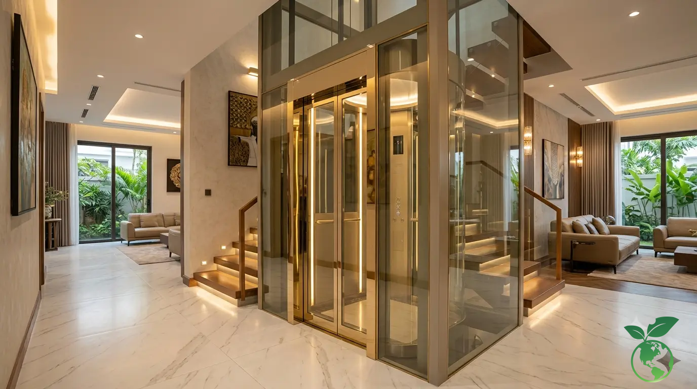 Kích thước thang máy gia đình 350kg chuẩn cho nhà phố và biệt thự Kích thước thang máy gia đình 350kg chuẩn cho nhà phố và biệt thự