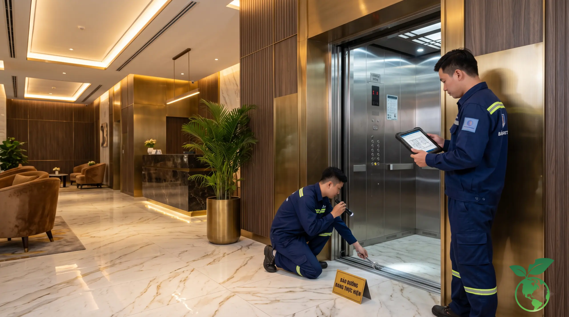 Quy trình bảo dưỡng thang máy tải hàng tại công trình gồm những bước nào? Quy trình bảo dưỡng thang máy tải hàng tại công trình gồm những bước nào?