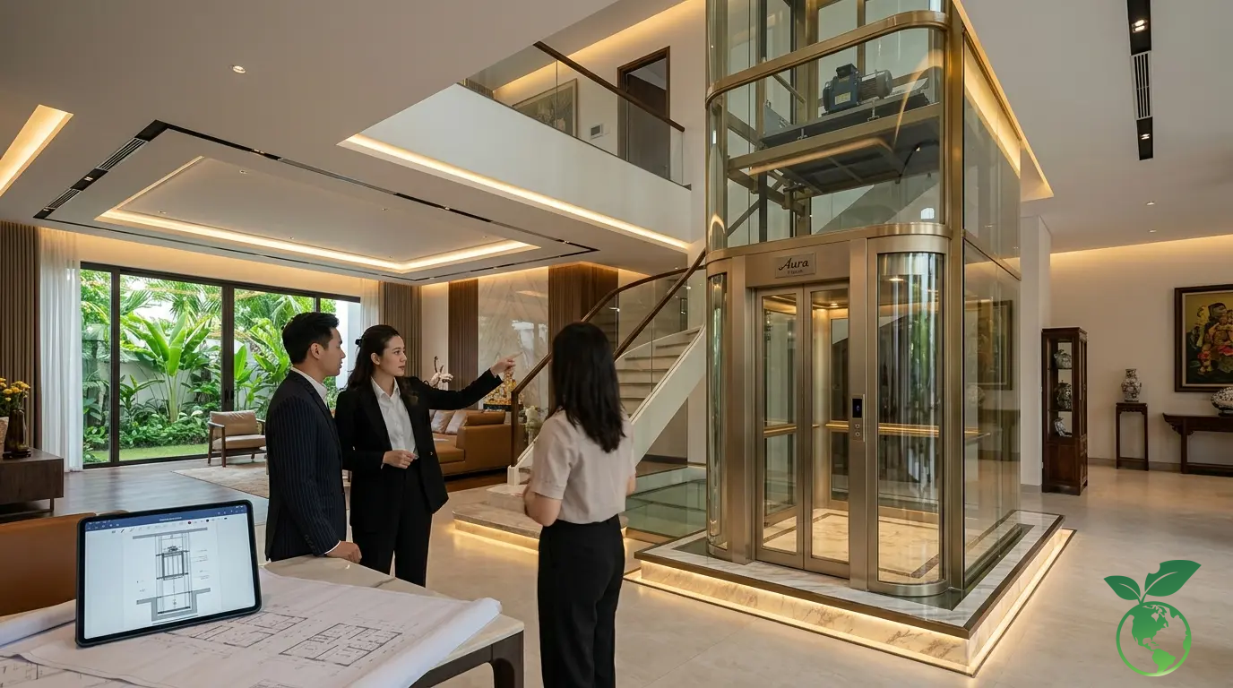 Xác định hố pit thang máy gia đình và chiều cao OH trước khi chốt bản vẽ xây dựng Xác định hố pit thang máy gia đình và chiều cao OH trước khi chốt bản vẽ xây dựng