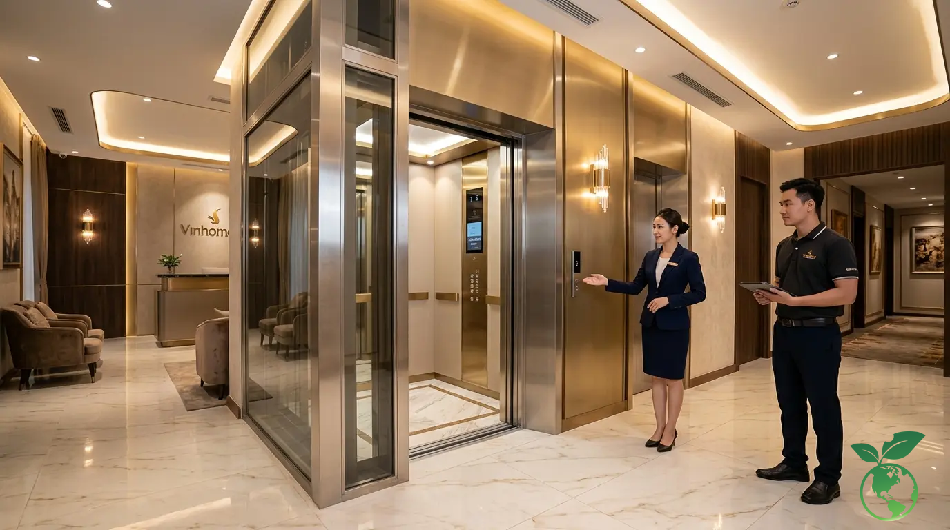 Quy trình tiếp nhận và xử lý sự cố thang máy trong 15 phút