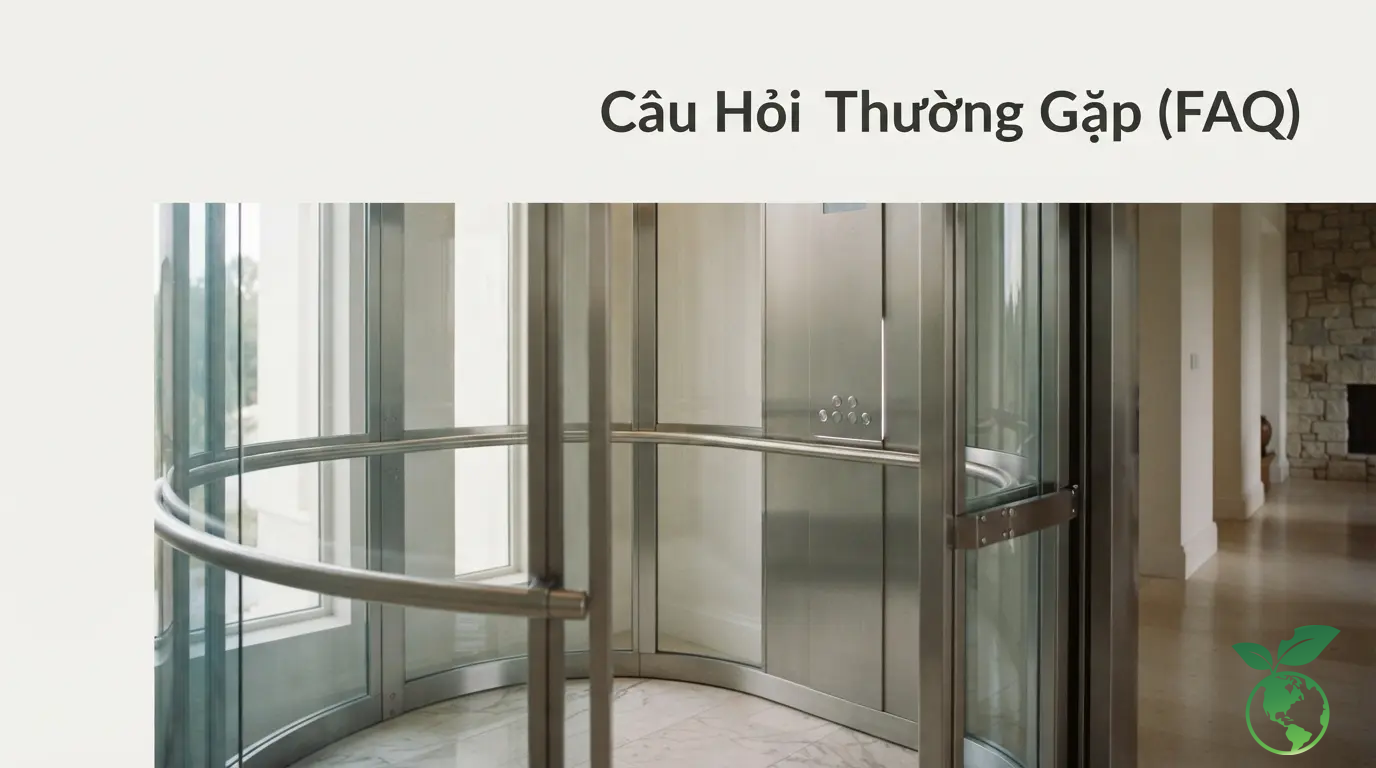 Thang máy hình tròn & vách kính toàn cảnh Nội thất cabin thang máy kính cao cấp - Thang Máy Italy