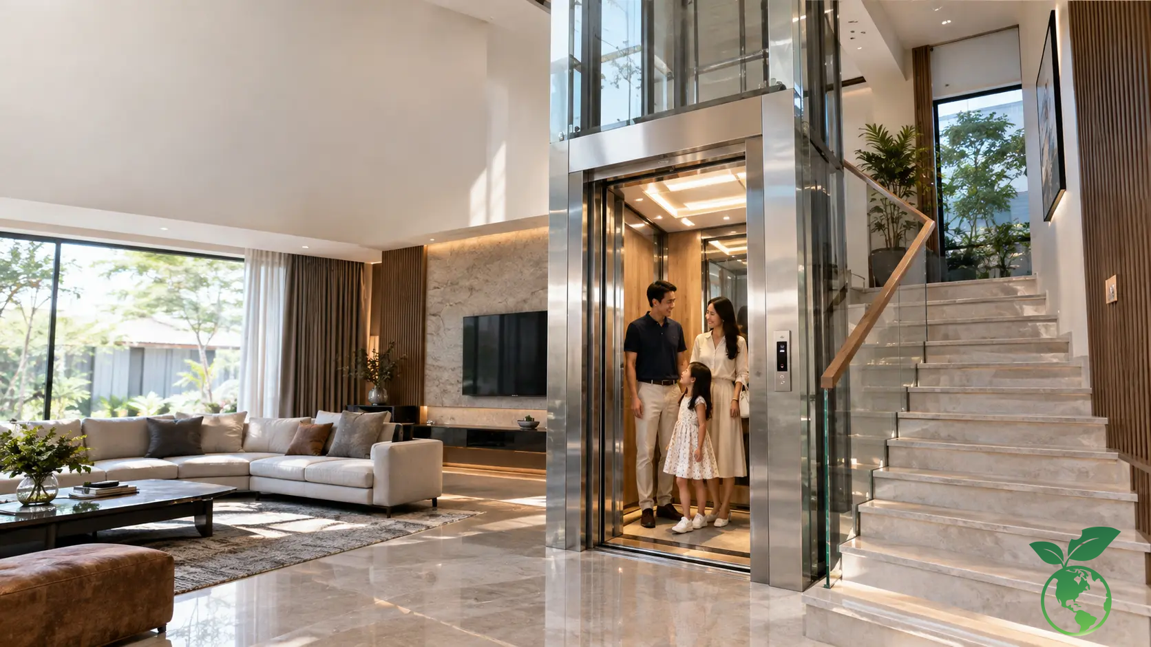 Chi Phí & Báo Giá Thang Máy Gia Đình 3 Tầng Mới Nhất 6 Thang Máy Việt Ý – Giải pháp thang máy gia đình 3 tầng nâng tầm không gian sống