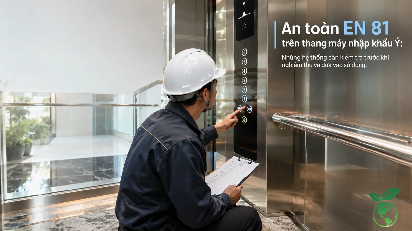 An toàn EN 81 trên thang máy nhập khẩu Ý: Những hệ thống cần kiểm tra trước khi nghiệm thu và đưa vào sử dụng