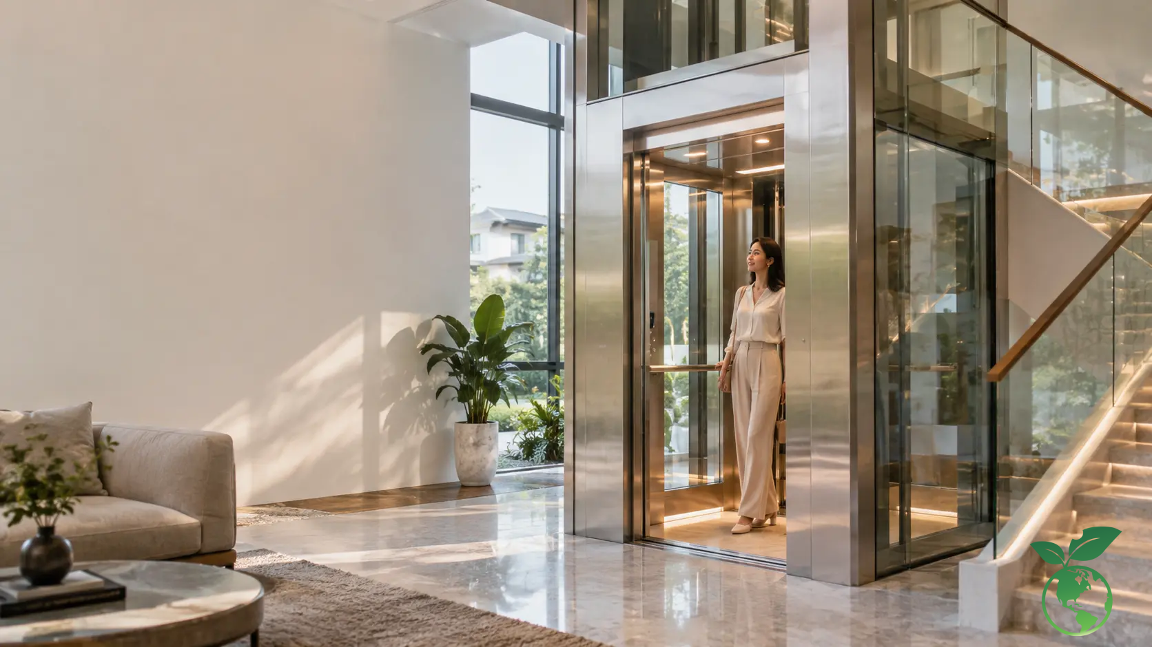 Động cơ Gearless Châu Âu và nền tảng vận hành tiết kiệm điện cho thang máy thông minh